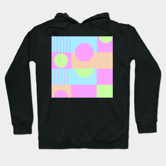 pastel geometry Hoodie by stupidpotato1